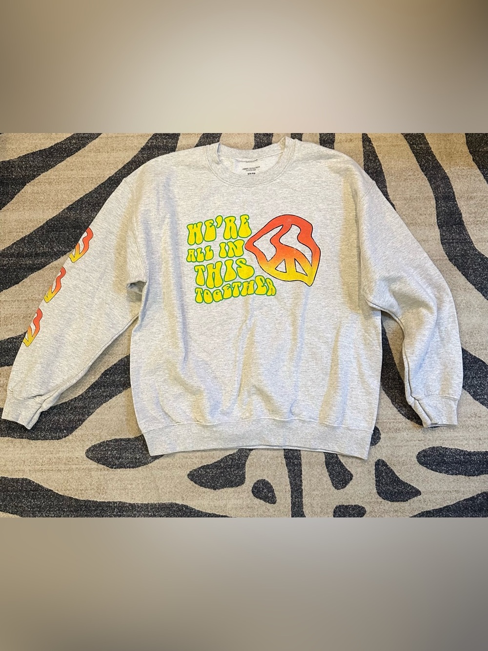 Urban Outfitters Light Gray "We’re All In This Together Sweatshirt"